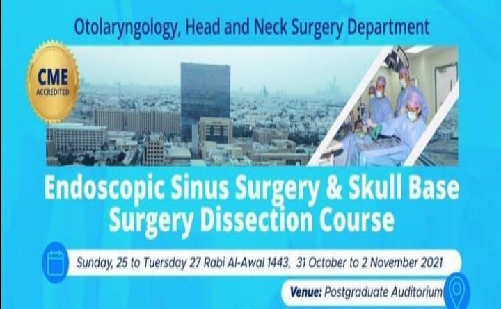 Endoscopic Sinus Surgery & skull Base Surgery Dissection Course