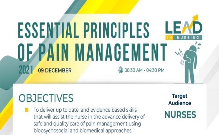 Essential Principles of Pain Management