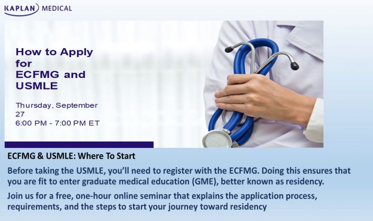 How to Apply for ECFMG and USMLE