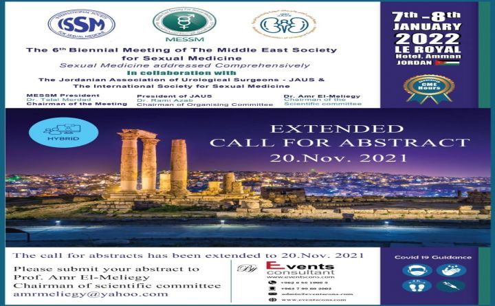 The 6th Biennial Meeting of The Middle East Society for Sexual Medicine