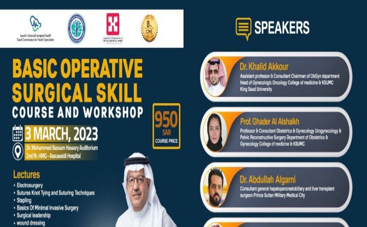 Basic Operative Surgical Skill Course and Workshop