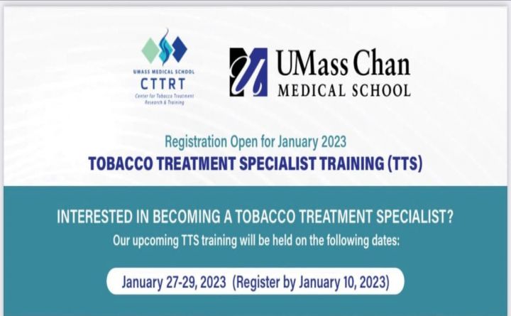 Tobacco Treatment Specialist Training (TTS)