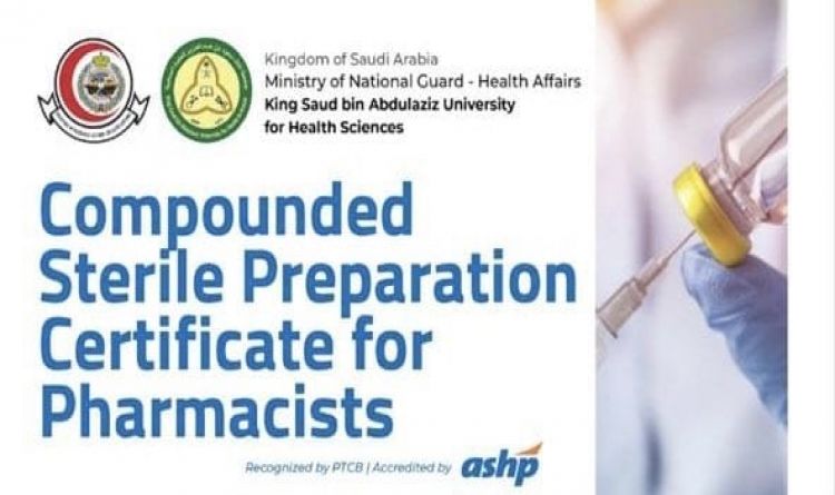 Compounded Sterile Preparation Certificate For Pharmacists
