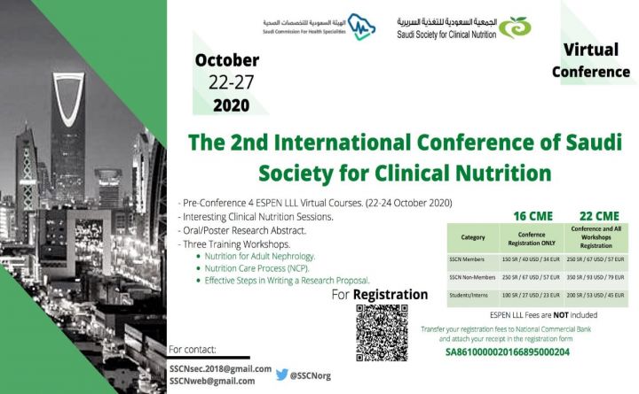 The 2nd International Conference of Saudi Society for Clinical Nutrition
